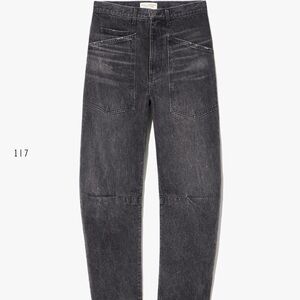 SHON JEAN
Mid-Rise Relaxed Barrel Denim